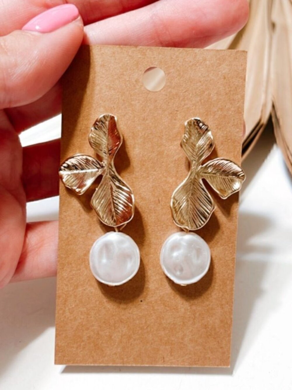 Pearldrop earrings 714